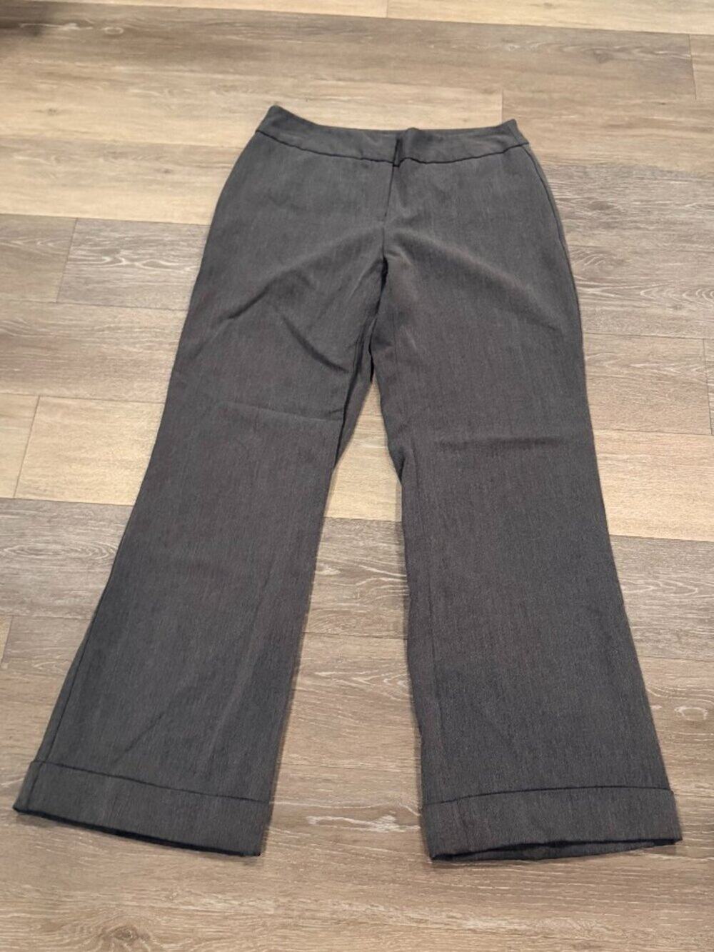 B. Moss TAILOR Stretch Gray Dress Pants Size 6